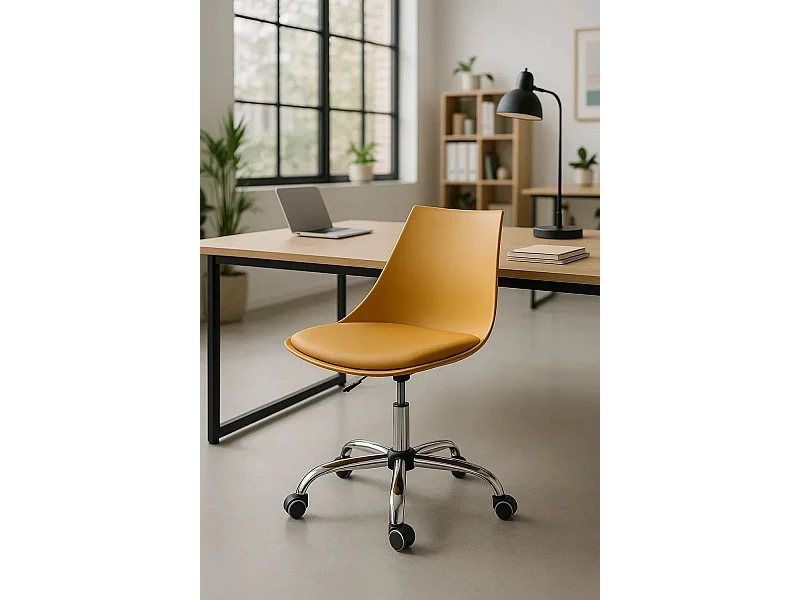 Silla de Escritorio sin brazos Blok Office - Diseño innovador - Ideal para Estudio y Oficinas