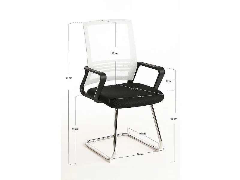 Silla de Oficina sin ruedas Confidente Kole - Máxima Ergonomía - Ideal para Escritorio y Gaming