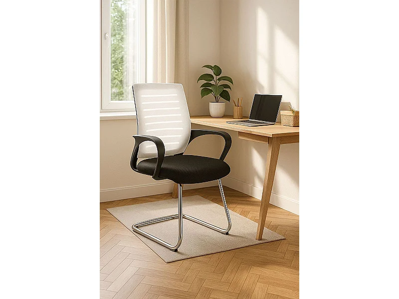 Silla de Oficina sin ruedas Confidente Binet - Máxima Ergonomía - Ideal para Escritorio y Gaming