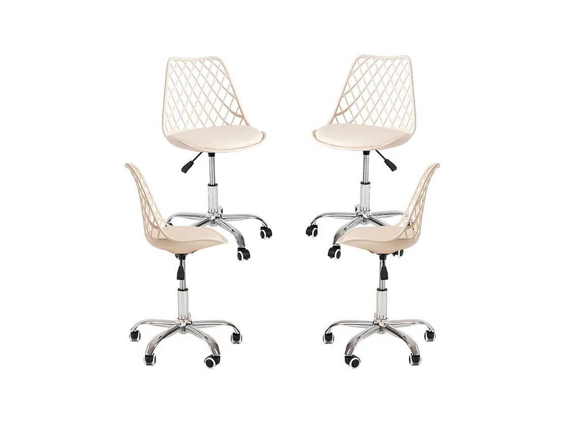 Packs Sillas - Pack 4 Sillas Mima Office - Beige