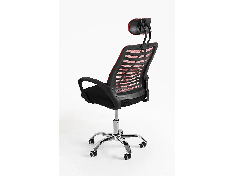 Silla de Oficina Kontor en Rojo - Máxima Ergonomía - Ideal para Escritorio y Gaming