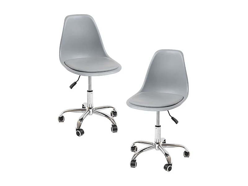 Packs Sillas - Pack 2 Sillas Dami Office - Gris claro
