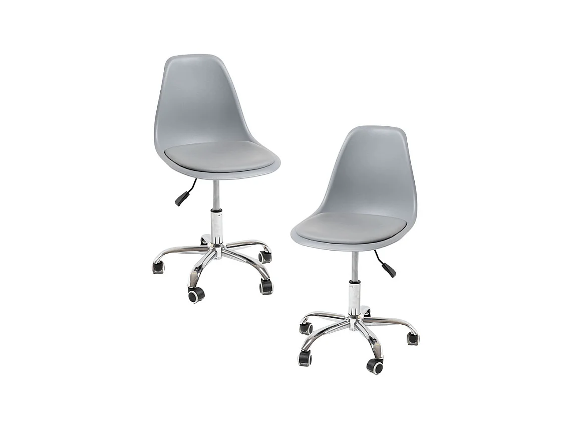 Packs Sillas - Pack 2 Sillas Dami Office - Gris claro
