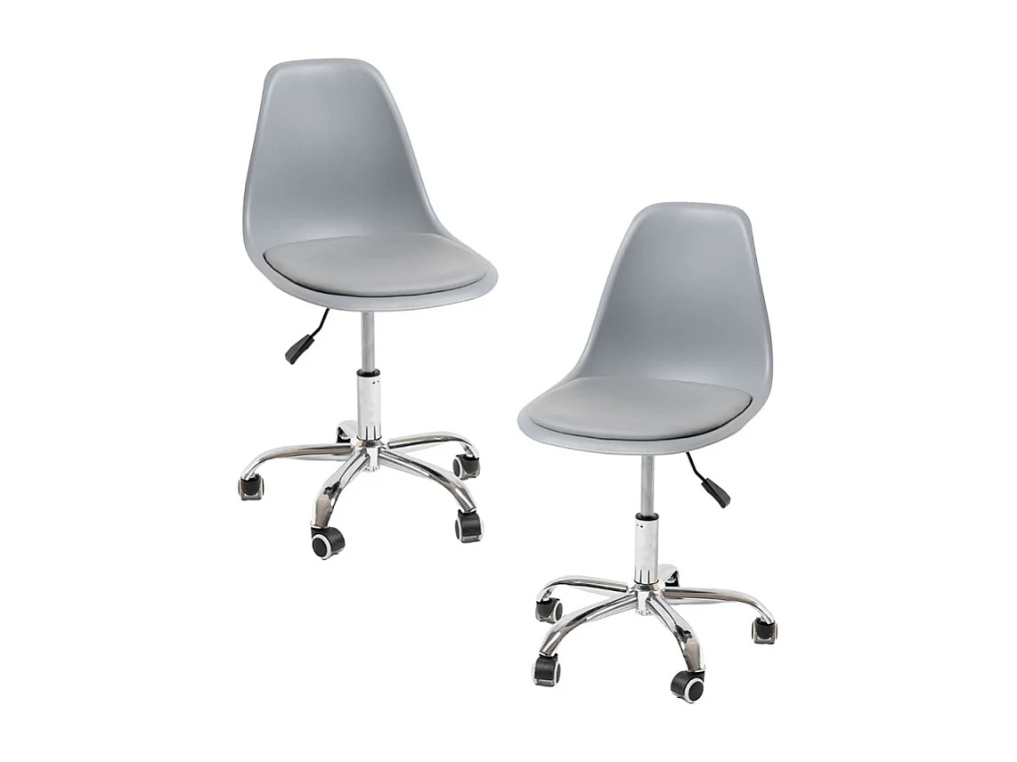 Packs Sillas - Pack 2 Sillas Dami Office - Gris claro