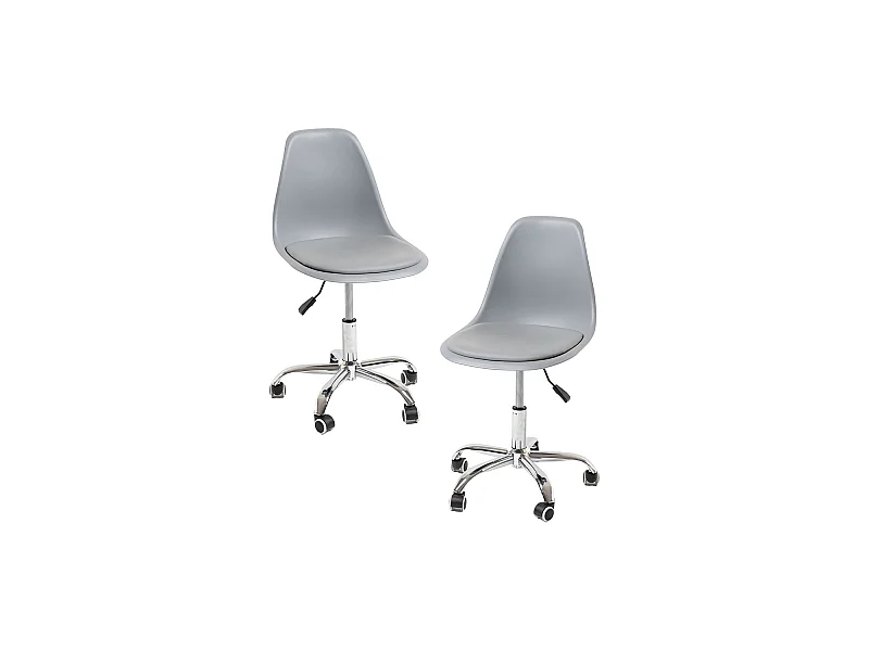 Packs Sillas - Pack 2 Sillas Dami Office - Gris claro