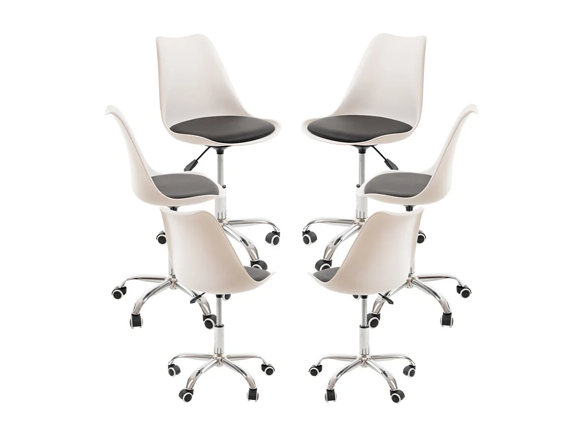 Packs Sillas - Pack 6 Sillas Neo - Blanco y Negro