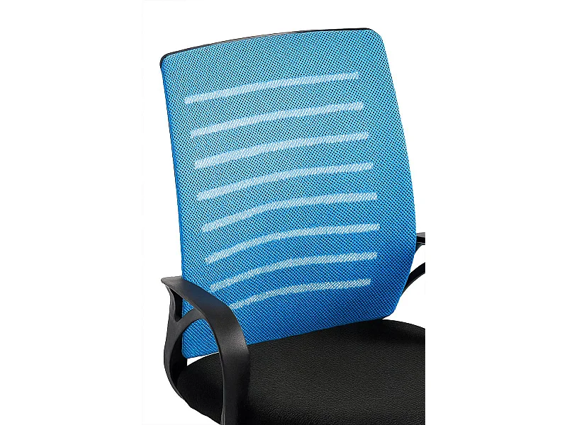 Silla de Oficina Visi en Azul claro - Máxima Ergonomía - Ideal para Escritorio y Gaming