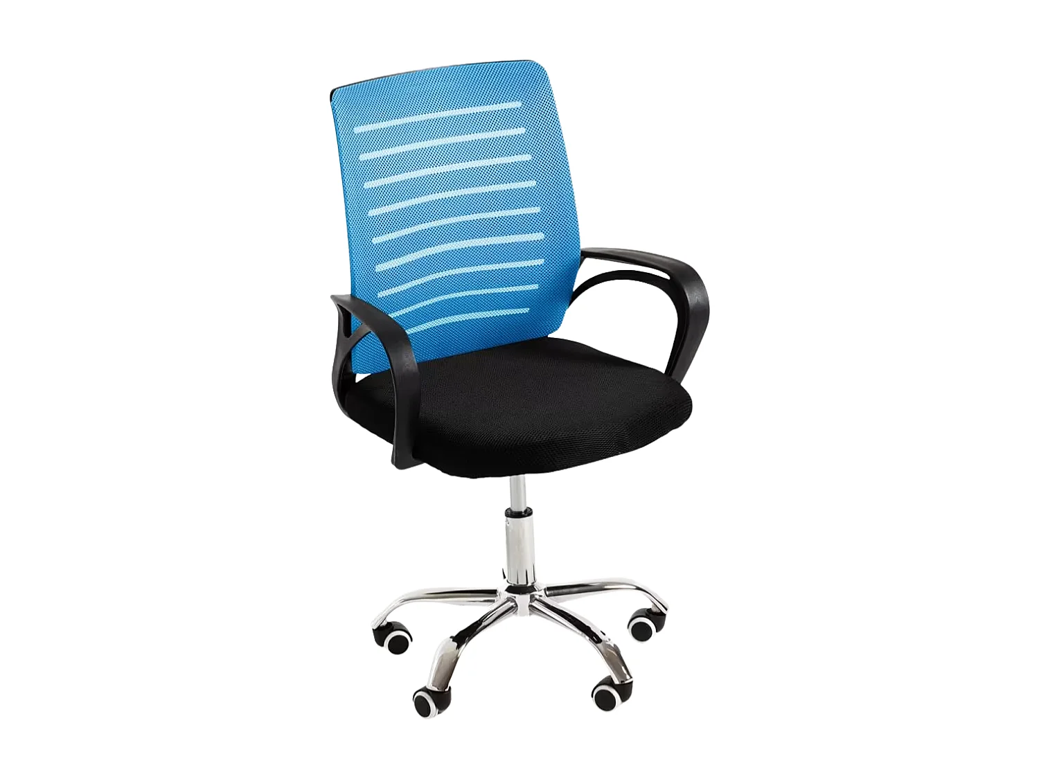 Silla de Oficina Visi en Azul claro - Máxima Ergonomía - Ideal para Escritorio y Gaming
