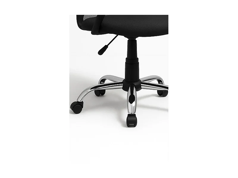 Silla de Oficina Negra Midi - Máxima Ergonomía - Ideal para Escritorio y Gaming