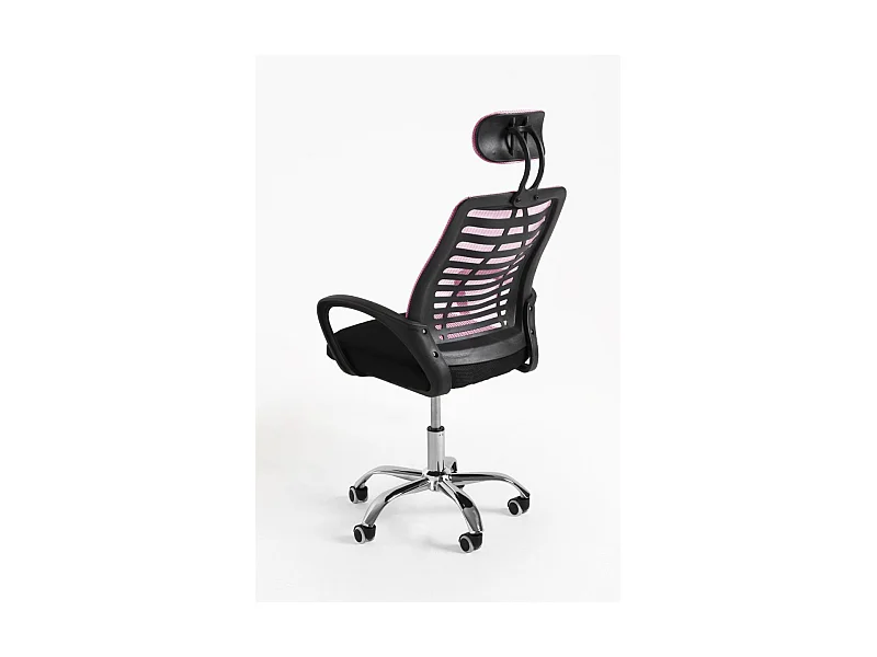 Silla de Oficina Kontor en Rosa claro - Máxima Ergonomía - Ideal para Escritorio y Gaming
