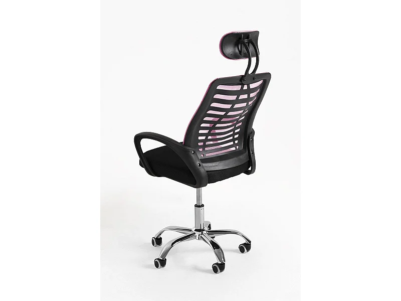 Silla de Oficina Kontor en Rosa claro - Máxima Ergonomía - Ideal para Escritorio y Gaming