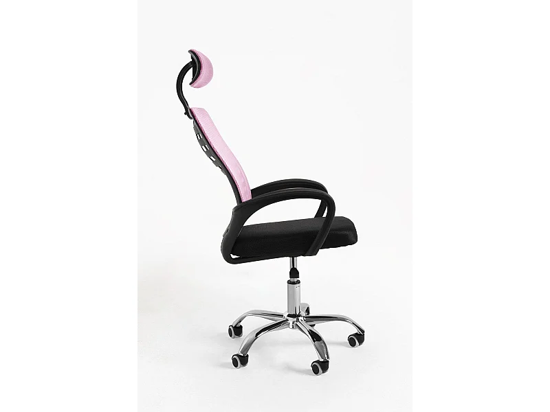 Silla de Oficina Kontor en Rosa claro - Máxima Ergonomía - Ideal para Escritorio y Gaming