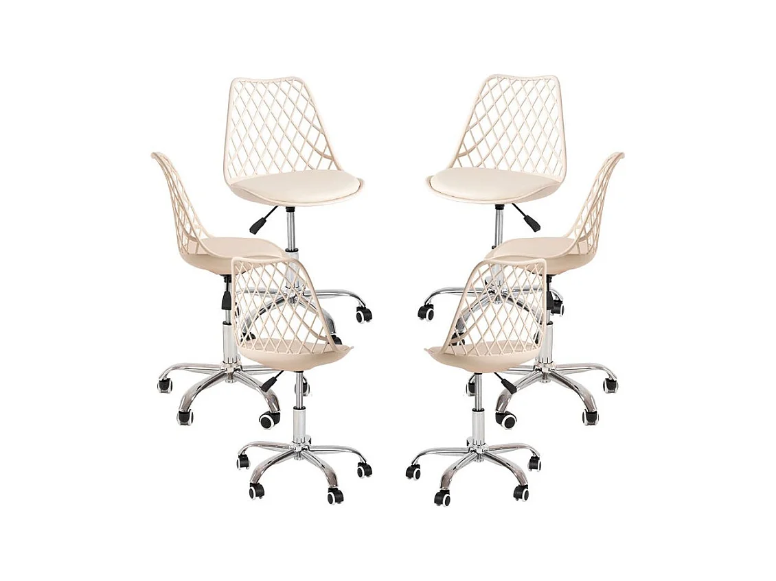 Packs Sillas - Pack 6 Sillas Mima Office - Beige