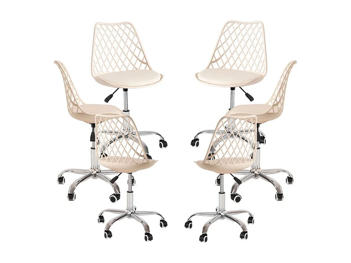 Packs Sillas - Pack 6 Sillas Mima Office - Beige