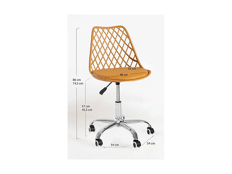 Packs Sillas - Pack 4 Sillas Mima Office - Mostaza