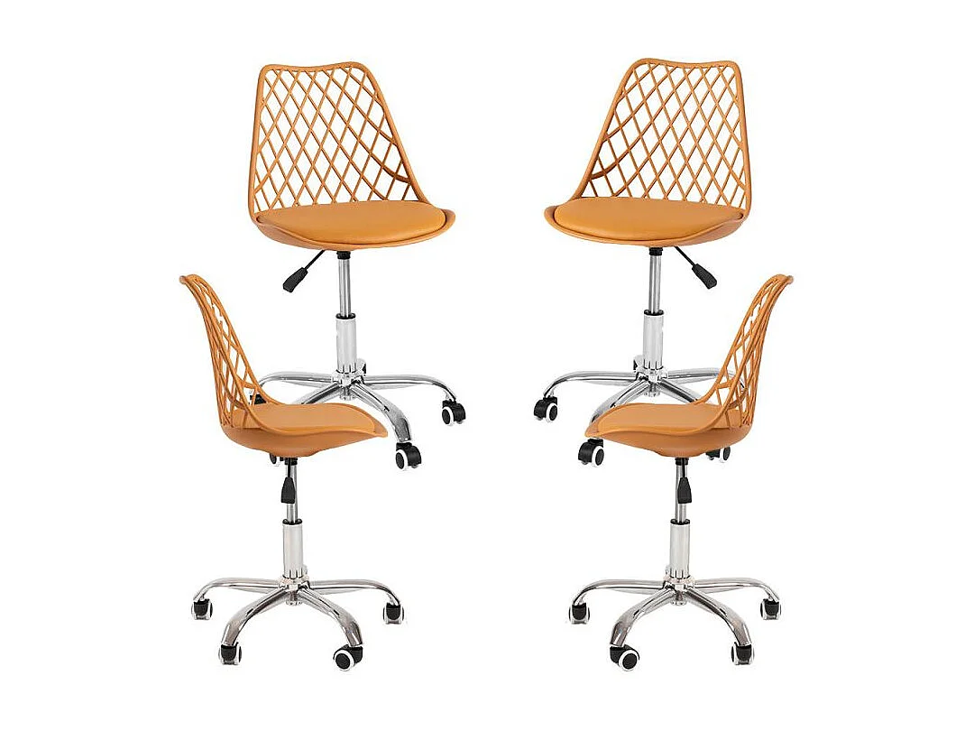 Packs Sillas - Pack 4 Sillas Mima Office - Mostaza