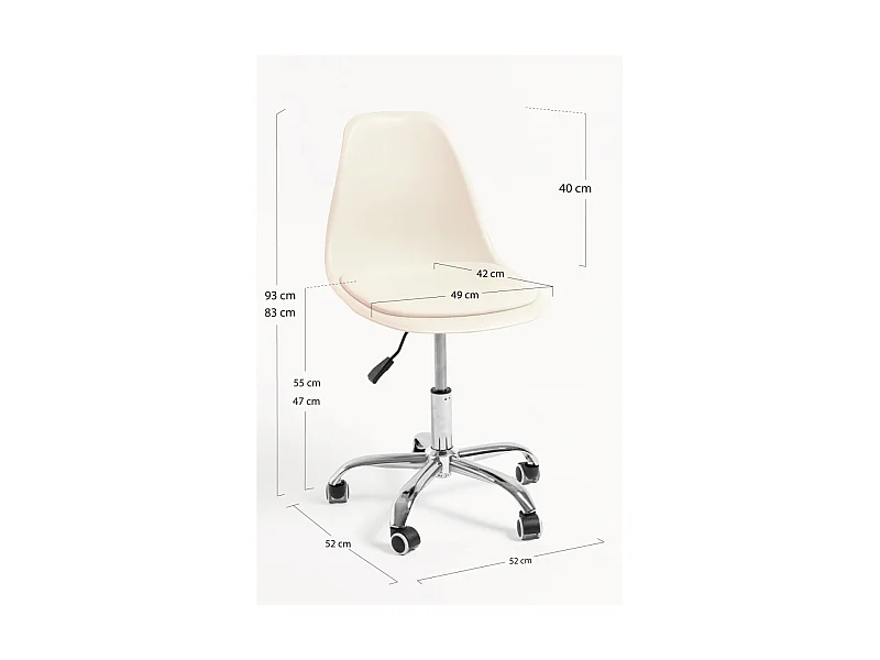 Packs Sillas - Pack 4 Sillas Dami Office - Beige