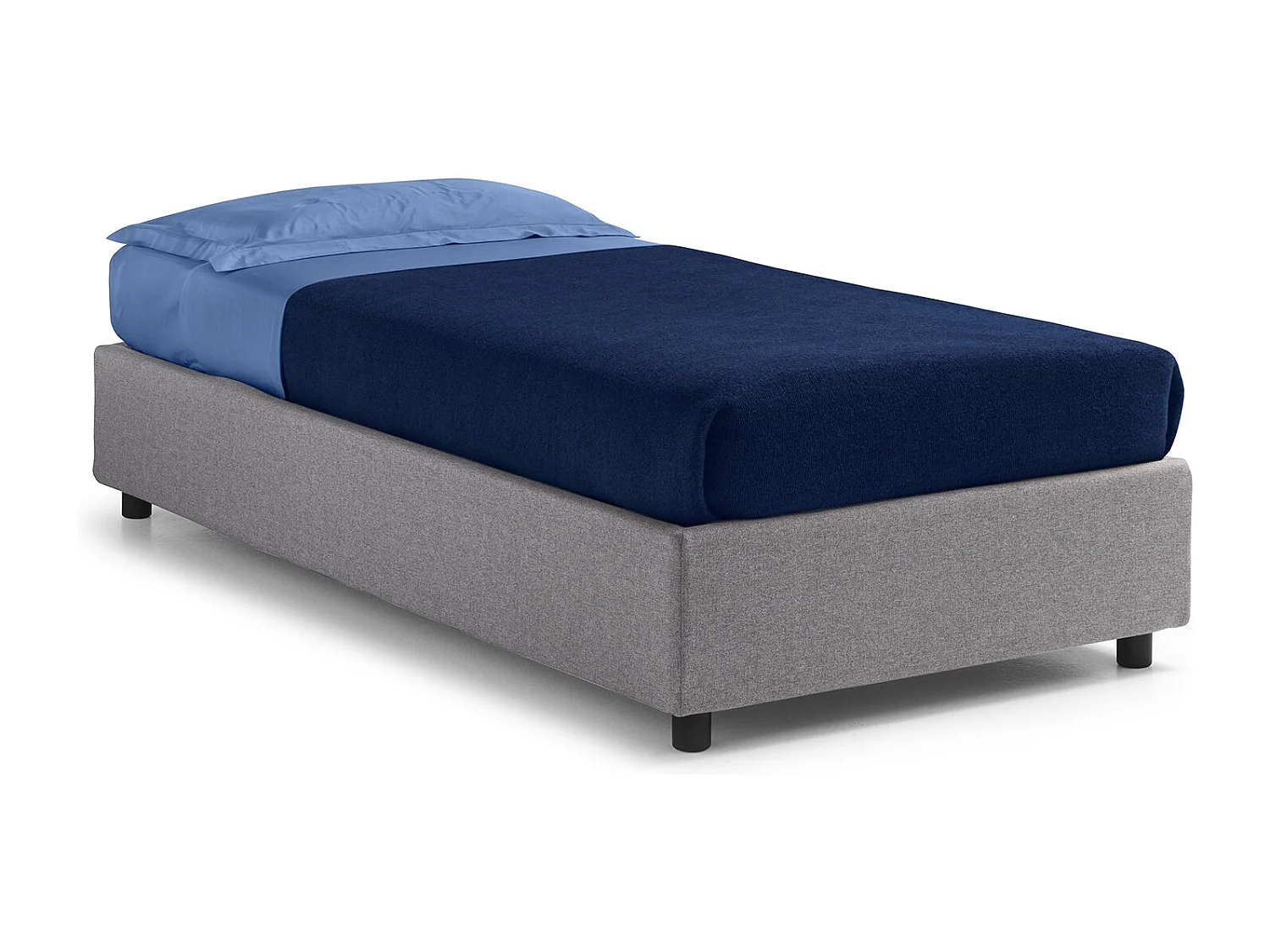 Sommier,  Letto Singolo A Rete Fissa  (101cm X 205cm X 36cm)