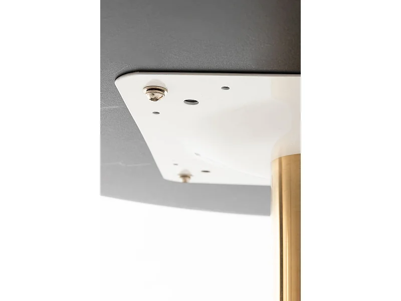 Mesas Auxiliares - Mesa Firro Redonda 70cm Golden - Negro