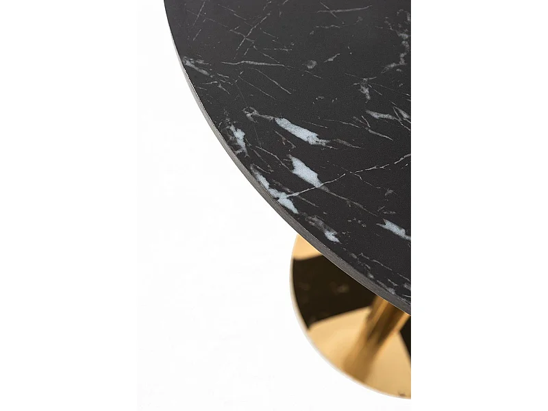 Mesas Bar - Mesa Firro Redonda 70cm Golden - Negro