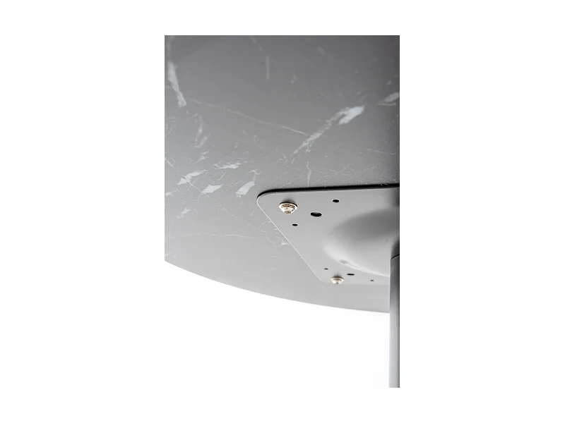 Mesas Auxiliares - Mesa Firro Redonda 70cm Negra - Negro