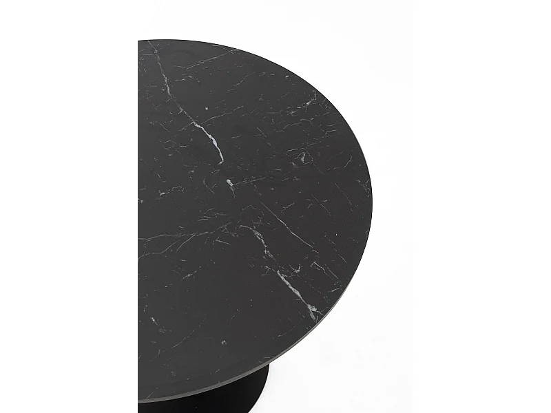 Mesas Auxiliares - Mesa Firro Redonda 70cm Negra - Negro