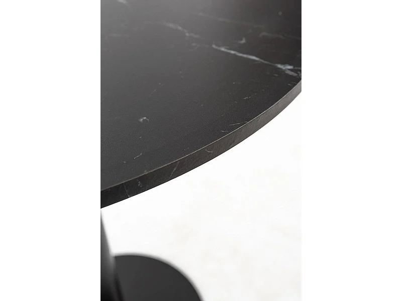 Mesas Bar - Mesa Firro Redonda 70cm Negra - Negro