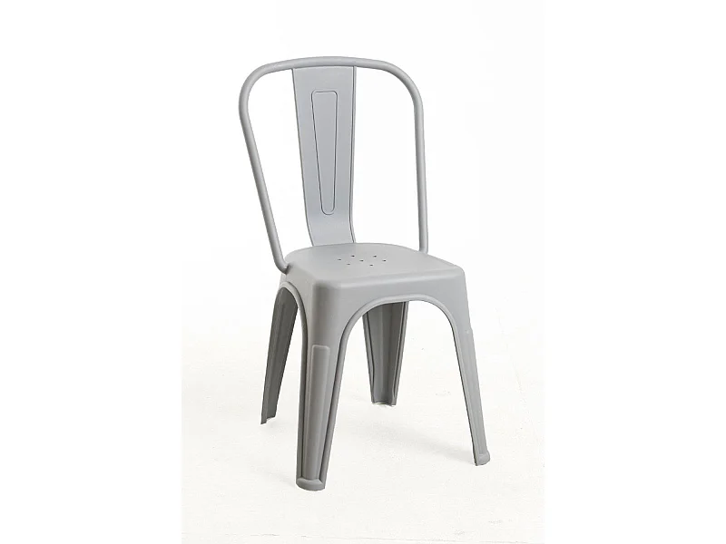 Sillas Jardín - Silla Torix Polipropileno - Gris claro