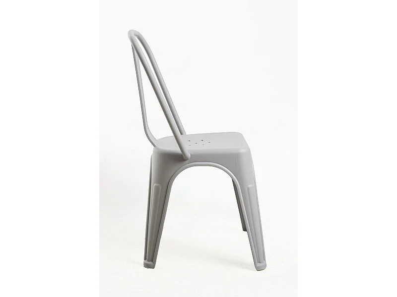Sillas Jardín - Silla Torix Polipropileno - Gris claro