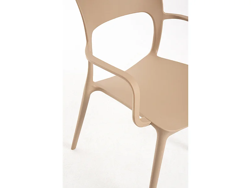 Sillas Jardín - Silla Inis con Reposabrazos - Beige