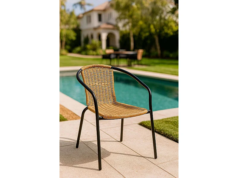 Sillas Jardín - Silla Gerona - Madera Natural