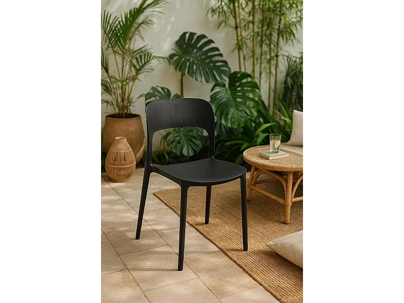 Sillas Jardín - Silla Ambiance - Negro