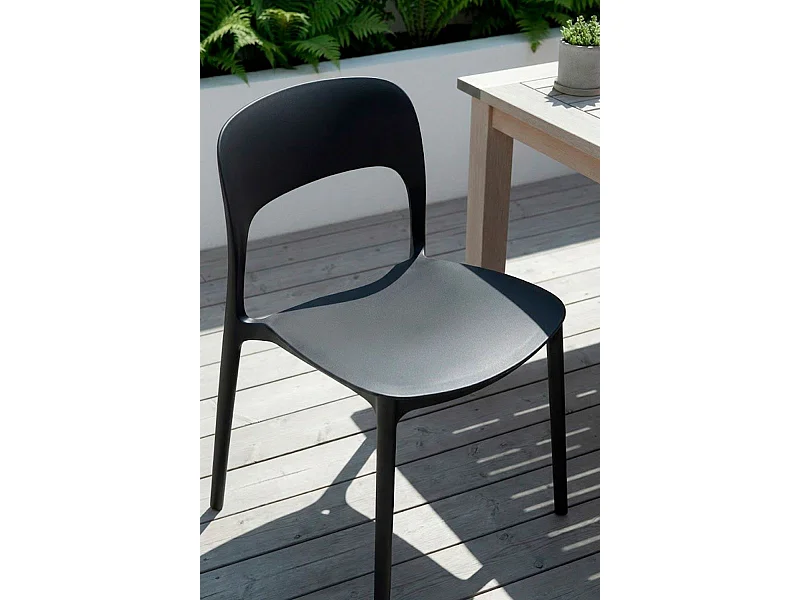 Sillas Jardín - Silla Ambiance - Negro