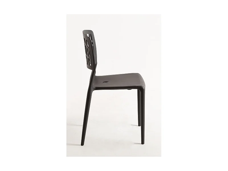 Packs Sillas Jardín - Pack 6 Sillas Delta - Gris oscuro