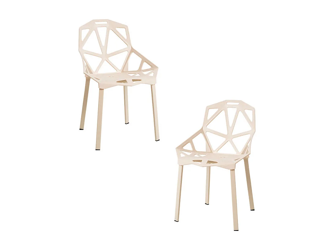 Packs Sillas Comedor - Pack 2 Sillas Omega - Beige