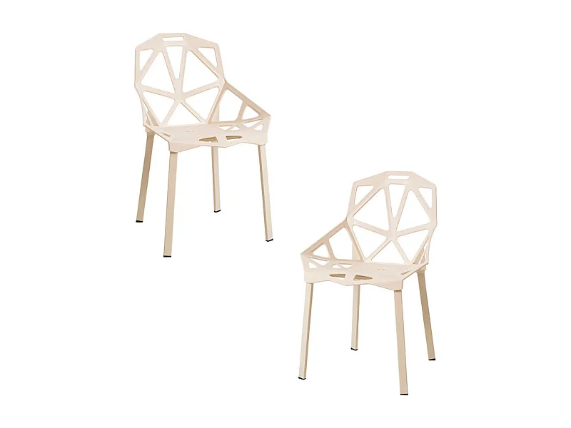 Packs Sillas Comedor - Pack 2 Sillas Omega - Beige