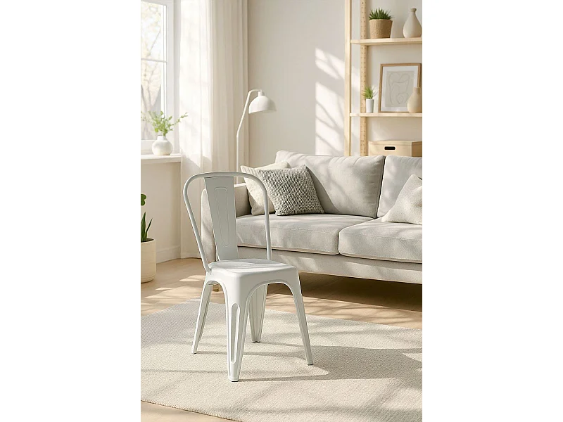 Sillas Jardín - Silla Torix Polipropileno - Blanco