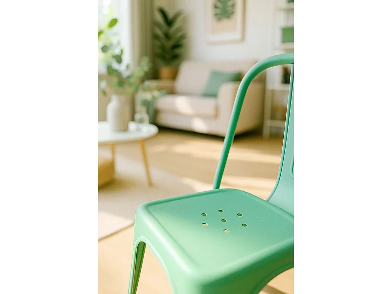 Sillas Jardín - Silla Torix Polipropileno - Celadón