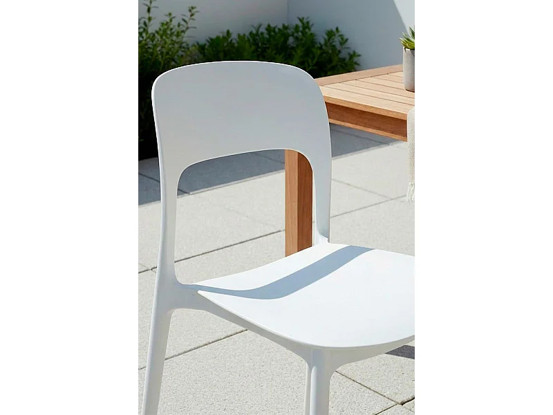 Sillas Jardín - Silla Ambiance - Blanco