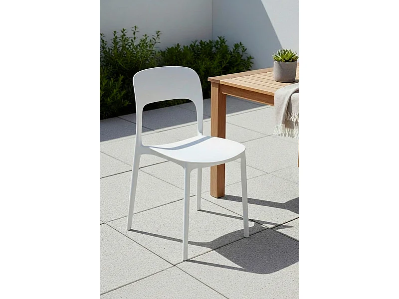 Sillas Jardín - Silla Ambiance - Blanco
