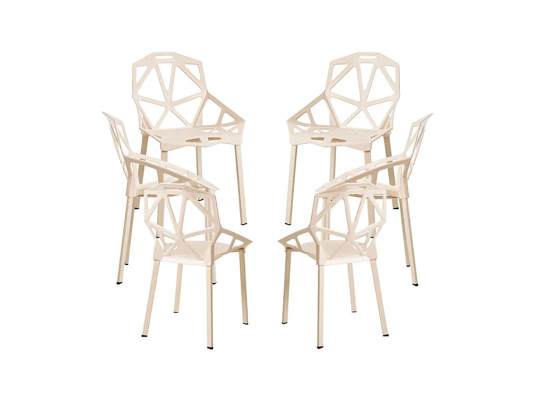 Packs Sillas Comedor - Pack 6 Sillas Omega - Beige
