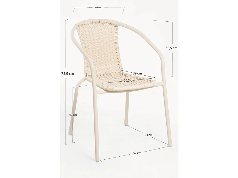 Sillas Jardín - Silla Gerona Zand - Beige