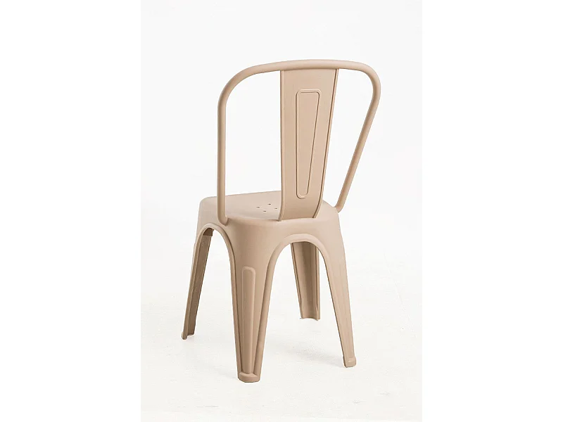 Sillas Jardín - Silla Torix Polipropileno - Beige