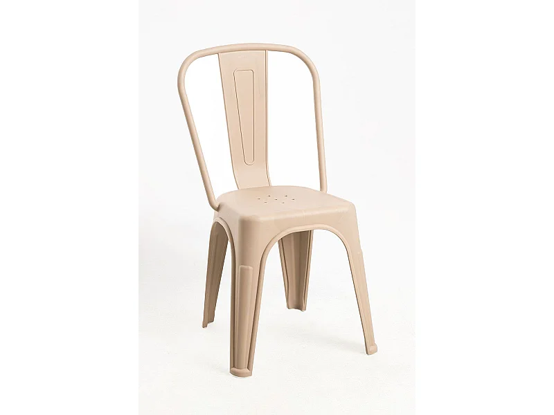 Sillas Jardín - Silla Torix Polipropileno - Beige