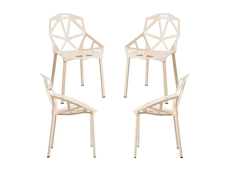 Packs Sillas Comedor - Pack 4 Sillas Omega - Beige