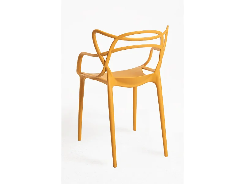 Packs Sillas Jardín - Pack 4 Sillas Korme - Mostaza