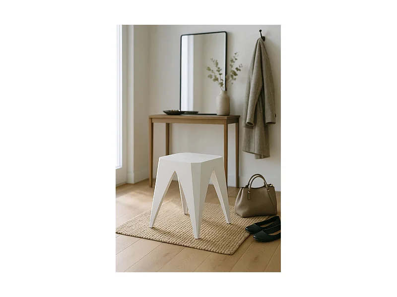 Taburetes Pequeños - Taburete Bul - Blanco