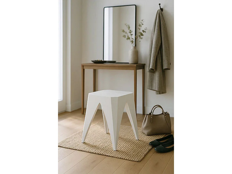 Taburetes Pequeños - Taburete Bul - Blanco