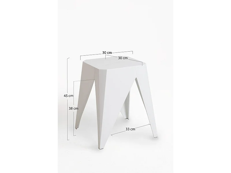 Taburetes Pequeños - Taburete Bul - Blanco