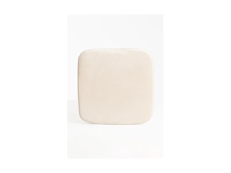 Taburetes Pequeños - Puff Roys Terciopelo - Beige